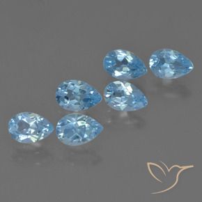 Shop natural 3.29ct Bleu Suisse Topaze gems, En forme de poire, from Brésil at GemSelect. In stock, global shipping!