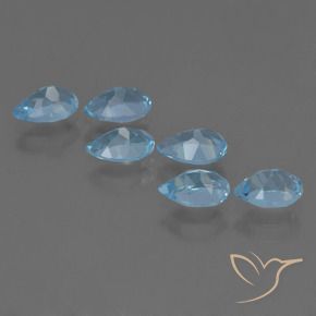 Shop natural 3.29ct Bleu Suisse Topaze gems, En forme de poire, from Brésil at GemSelect. In stock, global shipping!