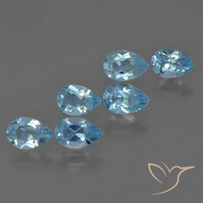 Shop natural 3.12ct Bleu ciel Topaze gems, En forme de poire, from Brésil at GemSelect. In stock, global shipping!