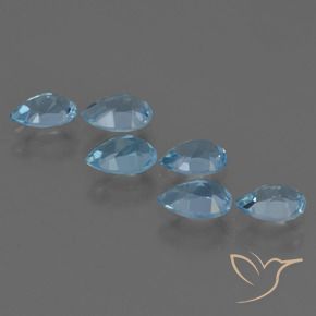 Shop natural 3.12ct Bleu ciel Topaze gems, En forme de poire, from Brésil at GemSelect. In stock, global shipping!