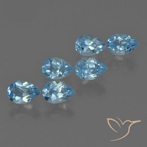 Shop natural 3.24ct Bleu Suisse Topaze gems, En forme de poire, from Brésil at GemSelect. In stock, global shipping!