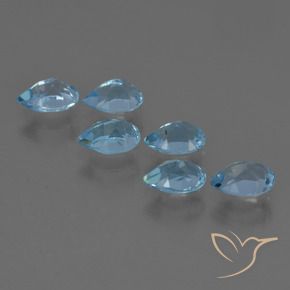 Shop natural 3.24ct Bleu Suisse Topaze gems, En forme de poire, from Brésil at GemSelect. In stock, global shipping!