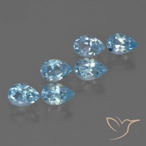 Shop natural 3.34ct Bleu Suisse Topaze gems, En forme de poire, from Brésil at GemSelect. In stock, global shipping!