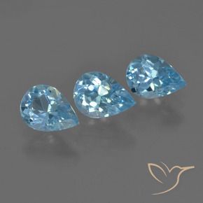 Shop natural 2.17ct Bleu Suisse Topaze gems, En forme de poire, from Brésil at GemSelect. In stock, global shipping!