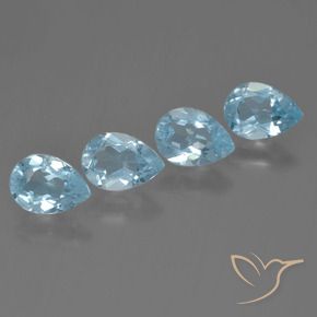 Shop natural 3.24ct Bleu ciel Topaze gems, En forme de poire, from Brésil at GemSelect. In stock, global shipping!