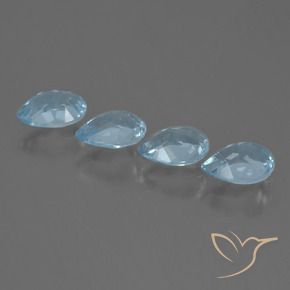 Shop natural 3.17ct Bleu ciel Topaze gems, En forme de poire, from Brésil at GemSelect. In stock, global shipping!