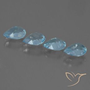 Shop natural 3.43ct Bleu ciel Topaze gems, En forme de poire, from Brésil at GemSelect. In stock, global shipping!