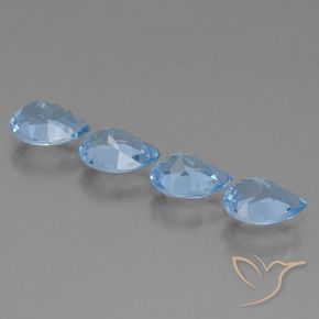 Shop natural 3.32ct Bleu ciel Topaze gems, En forme de poire, from Brésil at GemSelect. In stock, global shipping!