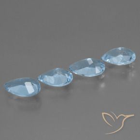 Shop natural 3.08ct Bleu Suisse Topaze gems, En forme de poire, from Brésil at GemSelect. In stock, global shipping!