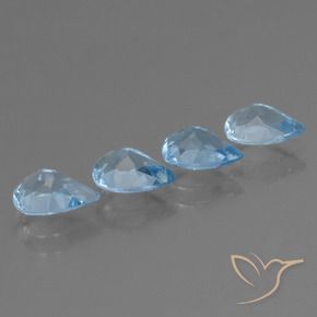 Shop natural 3.09ct Bleu ciel Topaze gems, En forme de poire, from Brésil at GemSelect. In stock, global shipping!