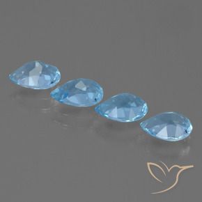 Shop natural 3.35ct Bleu ciel Topaze gems, En forme de poire, from Brésil at GemSelect. In stock, global shipping!