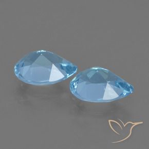 Shop natural 1.66ct Bleu ciel Topaze gems, En forme de poire, from Brésil at GemSelect. In stock, global shipping!