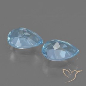 Shop natural 1.71ct Bleu ciel Topaze gems, En forme de poire, from Brésil at GemSelect. In stock, global shipping!