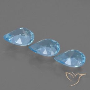 Shop natural 2.20ct Bleu ciel Topaze gems, En forme de poire, from Brésil at GemSelect. In stock, global shipping!