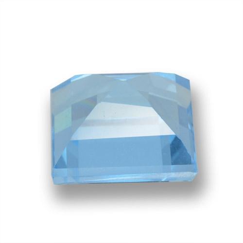 Topaze Bleu ciel naturelle Carré, 2.08 ct, VVS-VS