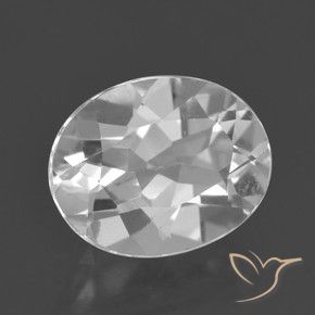 Topaze Blanc naturelle ovale, 3.14 ct, VVS-VS