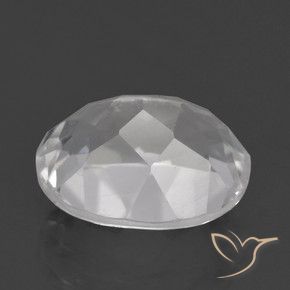 Topaze Blanc naturelle ovale, 3.85 ct, VVS-VS