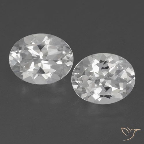 5.79ctw Naturel Blanc Topaze, ovale, VVS-VS