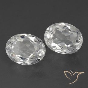 Shop natural 6.70ct Blanc Topaze gems, ovale, from Brésil at GemSelect. In stock, global shipping!
