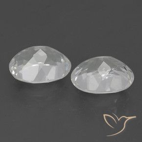 Shop natural 6.64ct Blanc Topaze gems, ovale, from Brésil at GemSelect. In stock, global shipping!