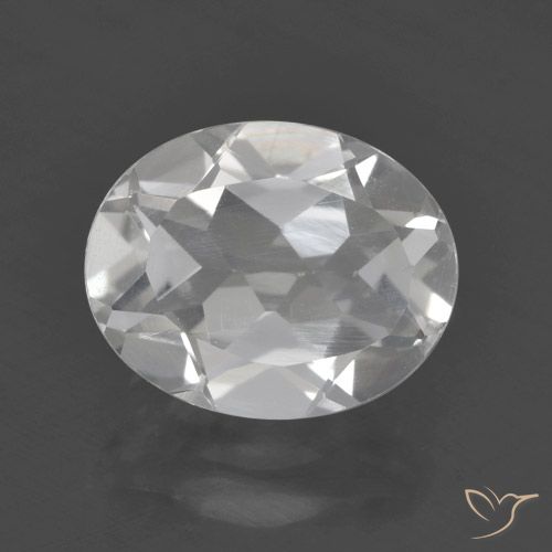 3.01ct Naturel Blanc Topaze, ovale, VVS-VS