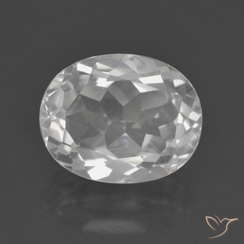3.28ct Naturel Blanc Topaze, ovale, VS