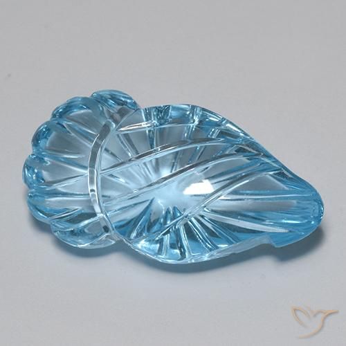 Topaze Bleu Suisse naturelle Fantaisie, 18.54 ct, Transparent