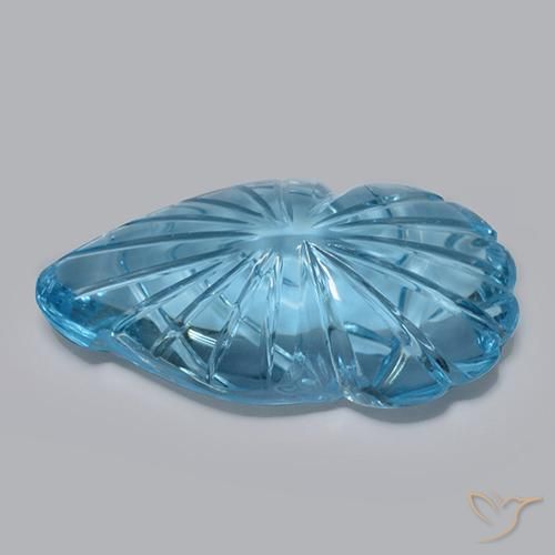 Topaze Bleu Suisse naturelle Fantaisie, 18.54 ct, Transparent
