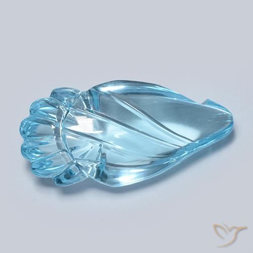 Topaze Bleu Suisse naturelle Fantaisie, 11.26 ct, Transparent