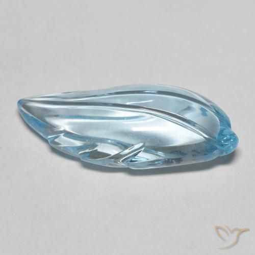 Topaze Bleu Suisse naturelle Fantaisie, 8.43 ct, Transparent