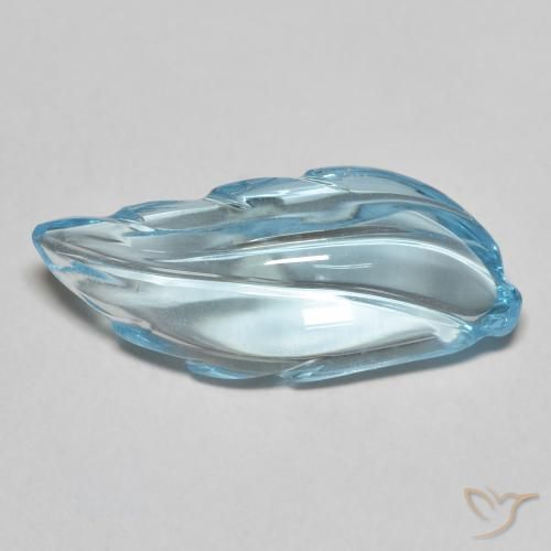 Topaze Bleu Suisse naturelle Fantaisie, 8.43 ct, Transparent