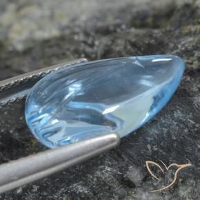 Topaze Bleu Suisse naturelle Fantaisie, 7.25 ct, Transparent