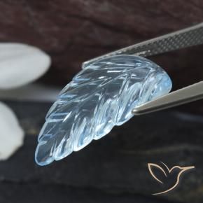 Topaze Bleu Suisse naturelle Fantaisie, 6.89 ct, Transparent