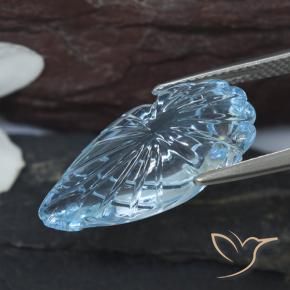 Topaze Bleu Suisse naturelle Fantaisie, 12.84 ct, Transparent