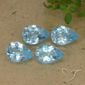 Shop natural 3.07ct Bleu ciel Topaze gems, En forme de poire, from Brésil at GemSelect. In stock, global shipping!