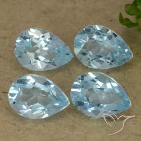 Shop natural 3.19ct Bleu ciel Topaze gems, En forme de poire, from Brésil at GemSelect. In stock, global shipping!