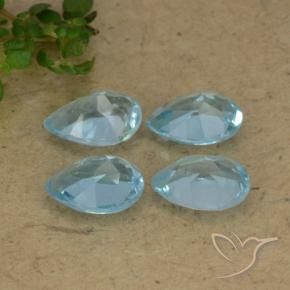 Shop natural 3.49ct Bleu ciel Topaze gems, En forme de poire, from Brésil at GemSelect. In stock, global shipping!