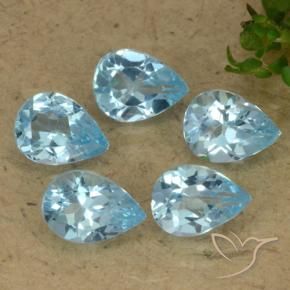 Shop natural 3.39ct Bleu Suisse Topaze gems, En forme de poire, from Brésil at GemSelect. In stock, global shipping!