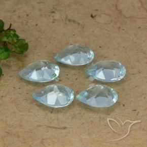 Shop natural 4.14ct Bleu ciel Topaze gems, En forme de poire, from Brésil at GemSelect. In stock, global shipping!