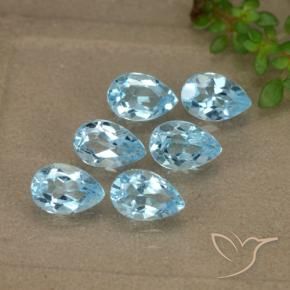 Shop natural 3.10ct Bleu ciel Topaze gems, En forme de poire, from Brésil at GemSelect. In stock, global shipping!