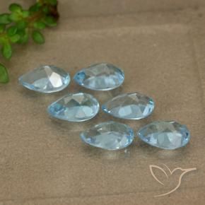 Shop natural 3.10ct Bleu ciel Topaze gems, En forme de poire, from Brésil at GemSelect. In stock, global shipping!