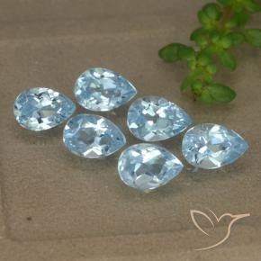 Shop natural 3.20ct Bleu ciel Topaze gems, En forme de poire, from Brésil at GemSelect. In stock, global shipping!