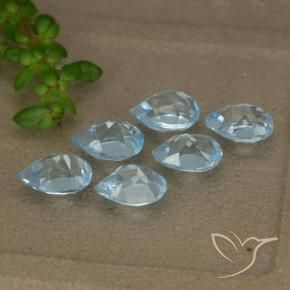 Shop natural 3.20ct Bleu ciel Topaze gems, En forme de poire, from Brésil at GemSelect. In stock, global shipping!
