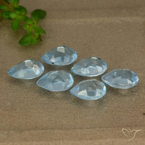 Shop natural 3.20ct Bleu Suisse Topaze gems, En forme de poire, from Brésil at GemSelect. In stock, global shipping!