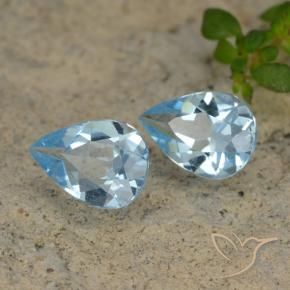 Shop natural 1.45ct Bleu ciel Topaze gems, En forme de poire, from Brésil at GemSelect. In stock, global shipping!