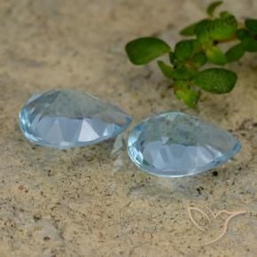Shop natural 1.85ct Bleu ciel Topaze gems, En forme de poire, from Brésil at GemSelect. In stock, global shipping!