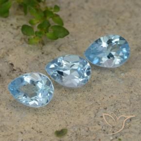 Shop natural 2.67ct Bleu ciel Topaze gems, En forme de poire, from Brésil at GemSelect. In stock, global shipping!