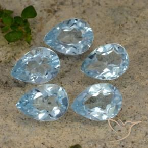 Shop natural 4.00ct Bleu ciel Topaze gems, En forme de poire, from Brésil at GemSelect. In stock, global shipping!