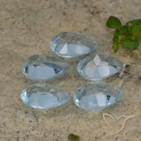 Shop natural 4.00ct Bleu ciel Topaze gems, En forme de poire, from Brésil at GemSelect. In stock, global shipping!