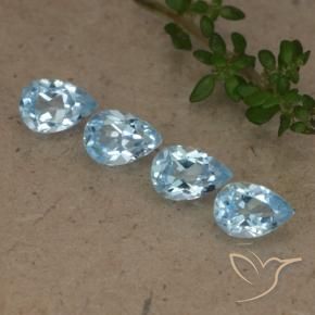 Shop natural 2.31ct Bleu ciel Topaze gems, En forme de poire, from Brésil at GemSelect. In stock, global shipping!